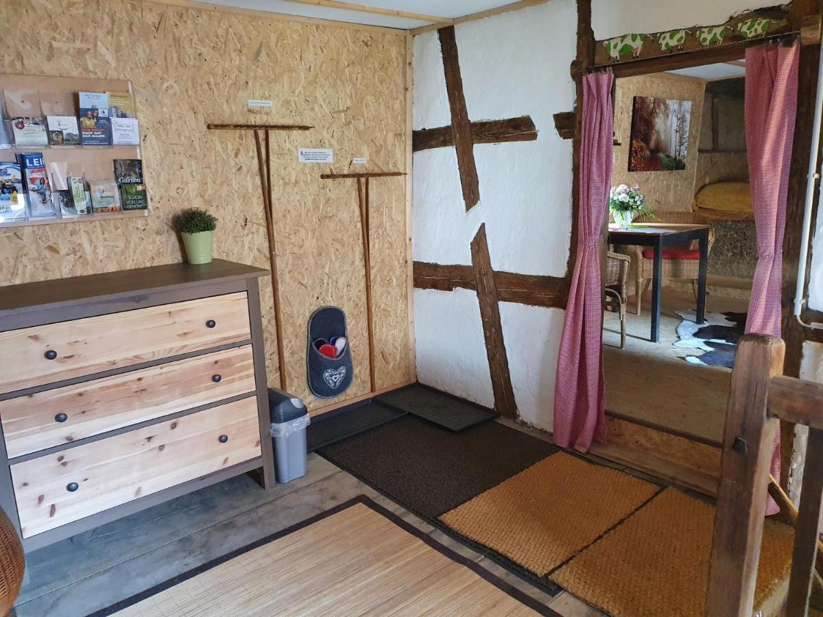 Apartamento Erlebnishof GRÜNE KUH Elsteraue Exterior foto