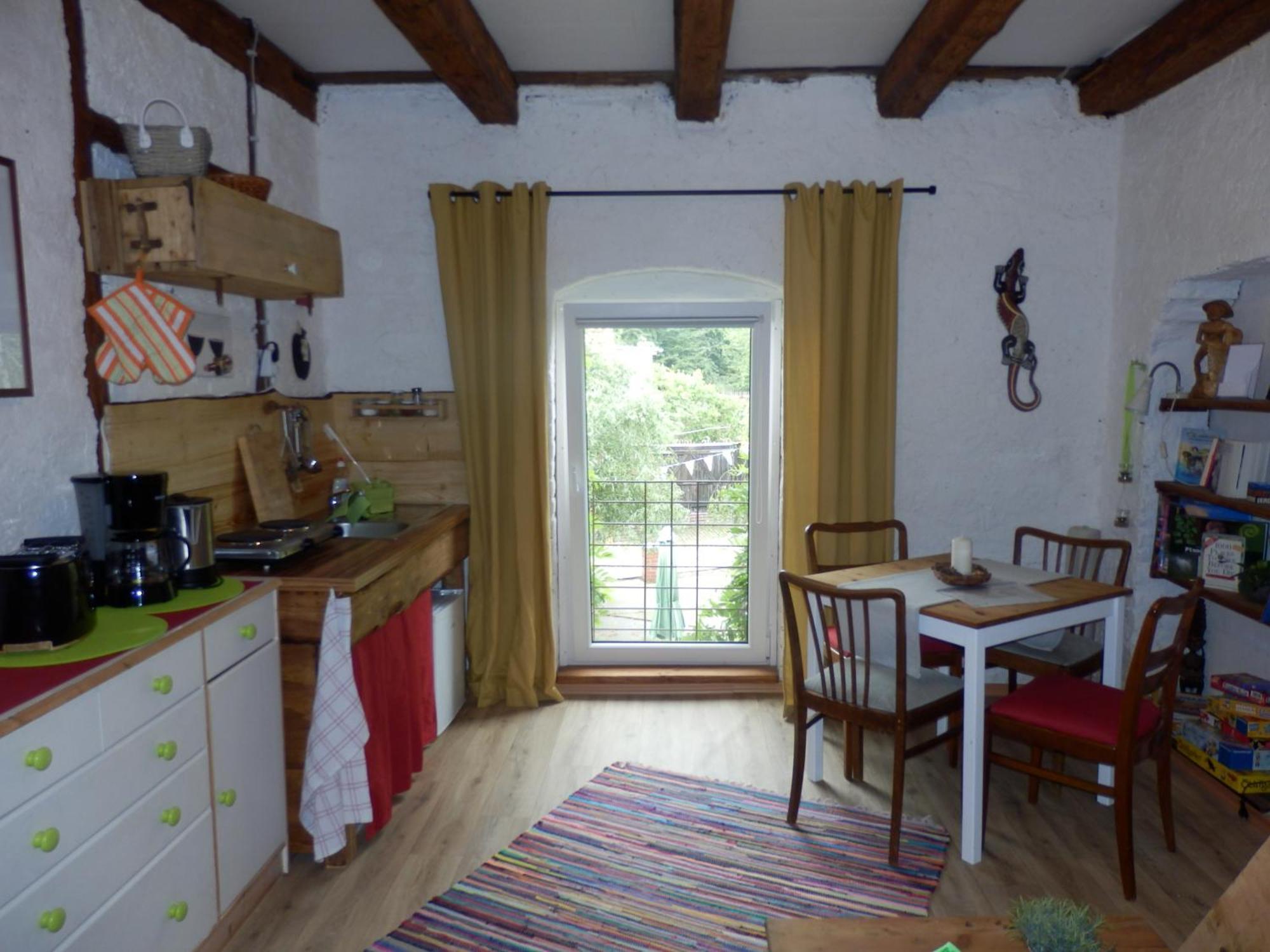 Apartamento Erlebnishof GRÜNE KUH Elsteraue Exterior foto