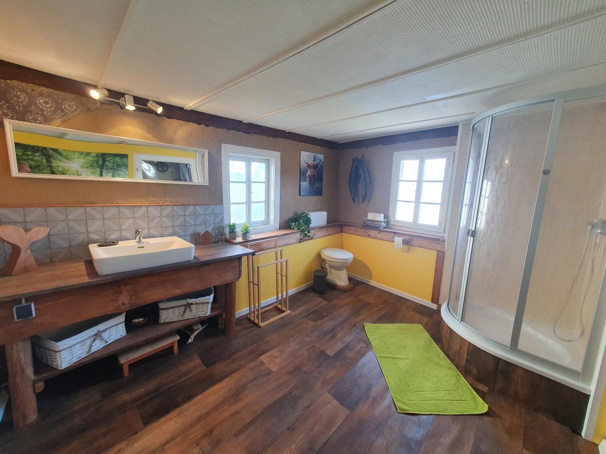 Apartamento Erlebnishof GRÜNE KUH Elsteraue Exterior foto